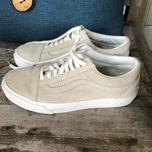 Suede Vans slip ons